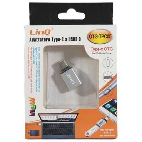 LINQ OTG-TPC05 ADATTATORE OTG DA USB A TYPE-C