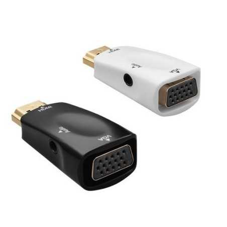 Convertitore da HDMI a VGA con cavo audio da maschio a femmina