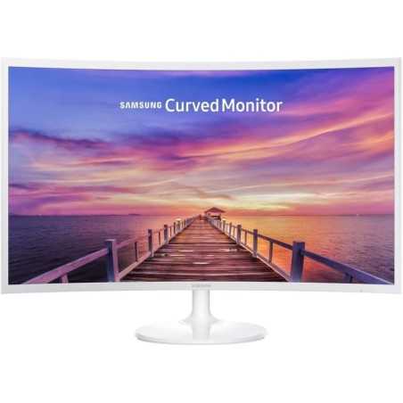 Samsung Monitor Curvo 32" CF391 C32F391FW HDMI 1080 Bianco