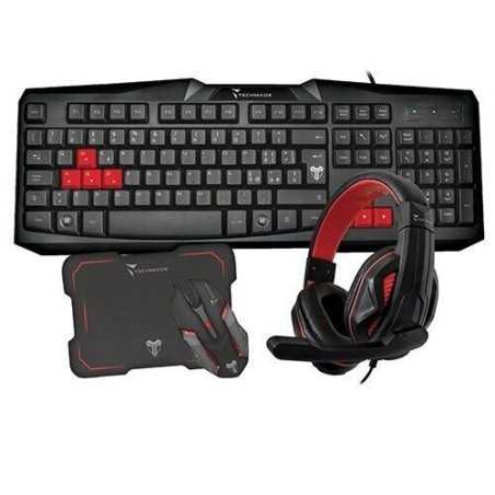 Techmade kit gaming tastiera -mouse- cuffie