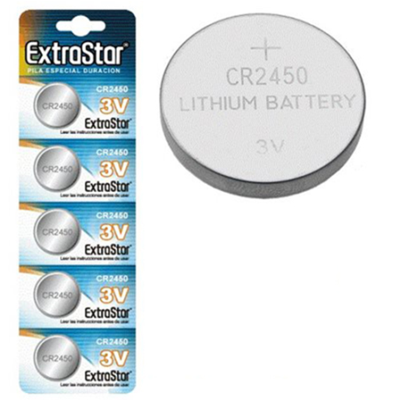 Batteria a bottone cr2450 extrastar